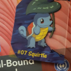 2000 Topps Pokémon #PC4 Squirtle TV Animation Clear Card - pikkukuva 1