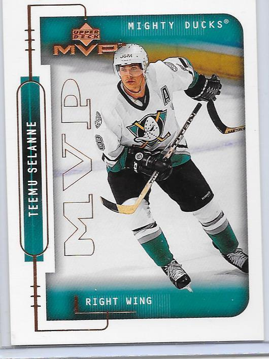 1999-00 Upper Deck MVP #5 Teemu Selänne Anaheim Ducks