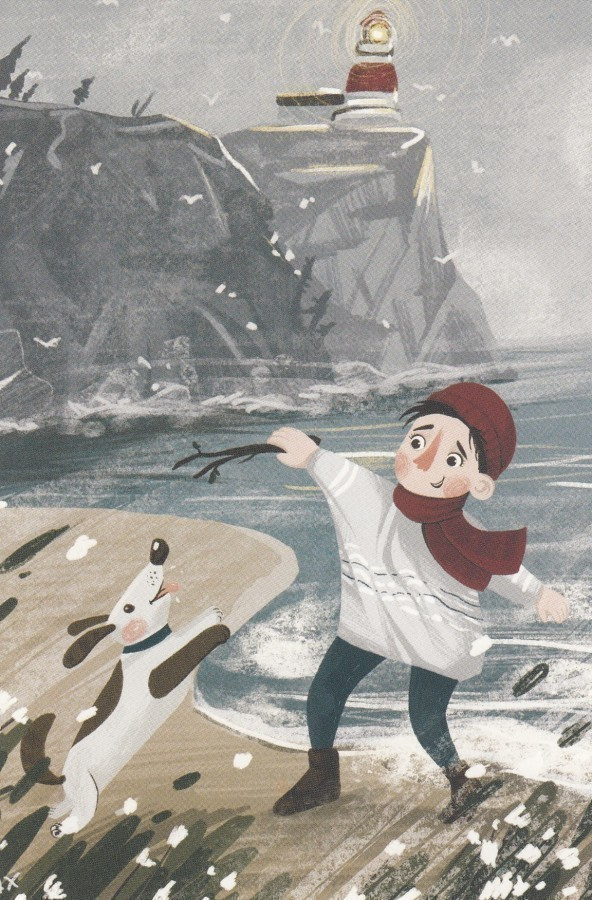Max Otter: Koiran kanssa rannalla