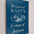 John H. Zammito : The genesis of Kant's critique of judgment - pikkukuva 1