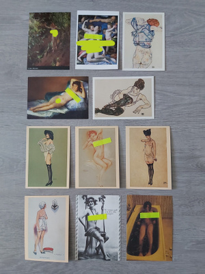 Postikortit vintage taide