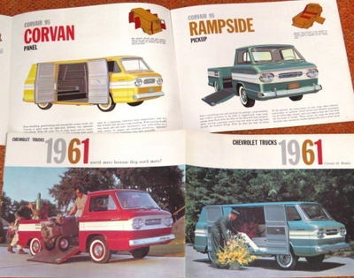 1961 Chevrolet Corvair 95 Van Pickup esite - 14 sivua