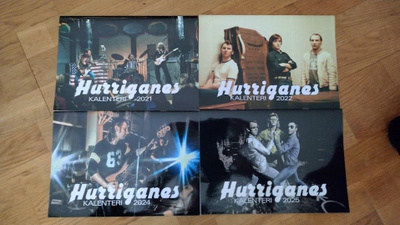 Hurriganes 3 kpl Kalentereita vuodet 2012-25