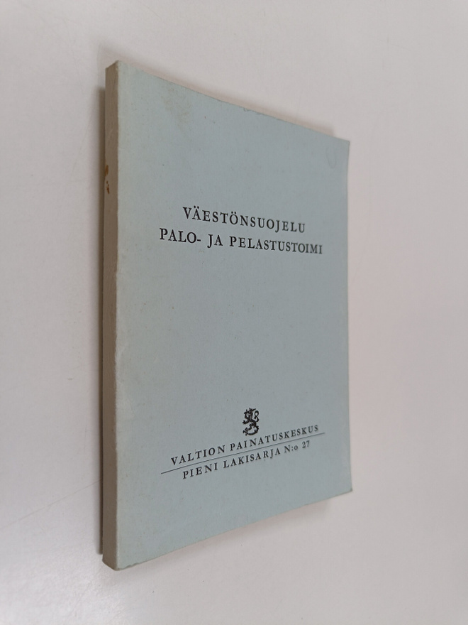 Väestönsuojelu, palo- ja pelastustoimi