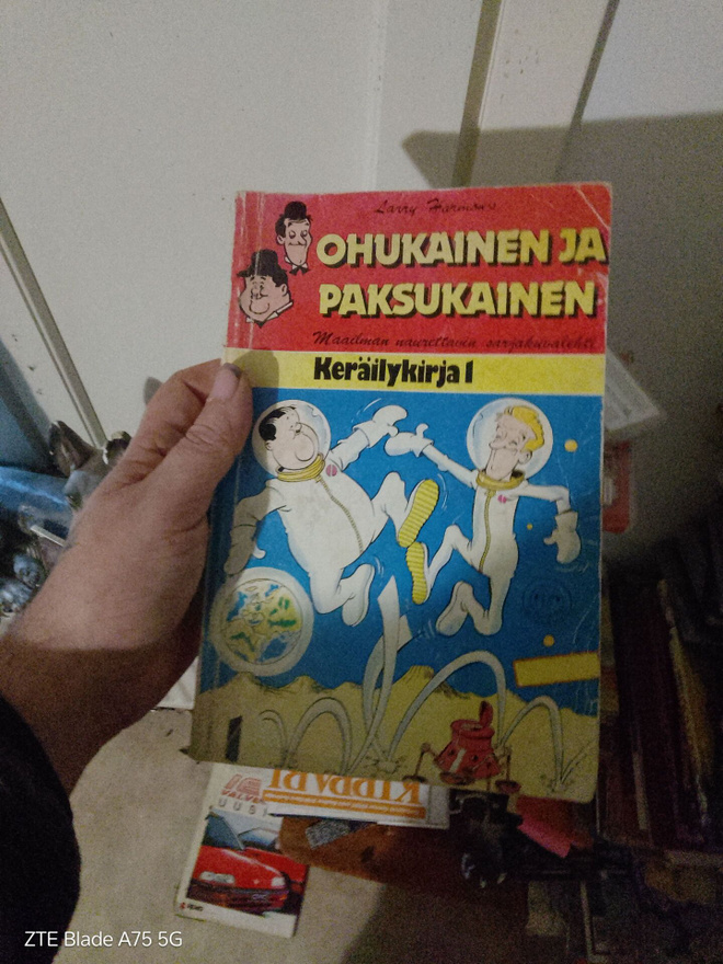 Ohukainen ja paksukainen sarjakuvakirja