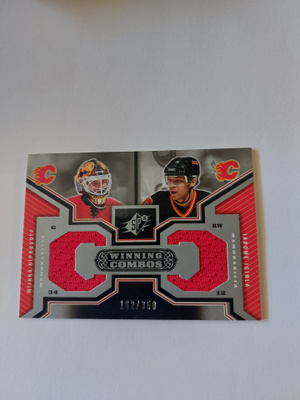 05-06 SPx Winning Combos Mikka Kiprusoff/Jarome Iginla /350