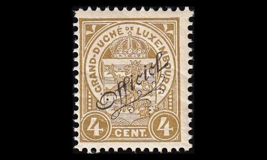 Luxemburg 78 * Virkamerkki 4 C (1908)