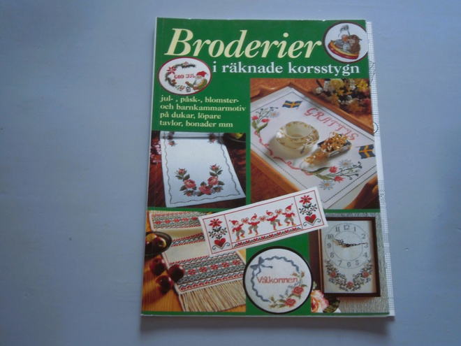 Broderier i räknade korsstygn