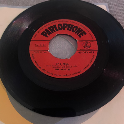 THE BEATLES: If I Fell * Im Happy Just To….* FIN 1964