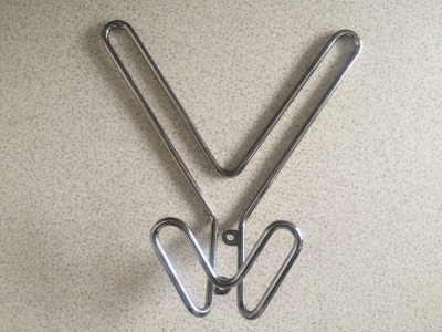 MAZE PEACE HOOK / RIPUSTINNAULAKKO, KROMIMETALLI *UUSI*