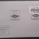 Lasikylä -Nuutajärvi kuvaleima, leiman FDC 1991 - pikkukuva 1