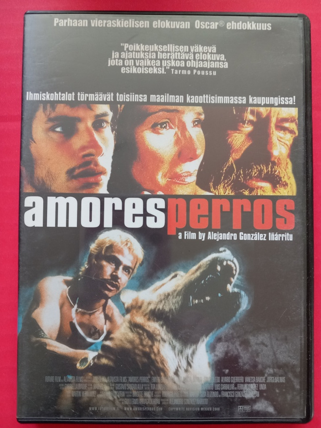 Amores Perros Suomi dvd
