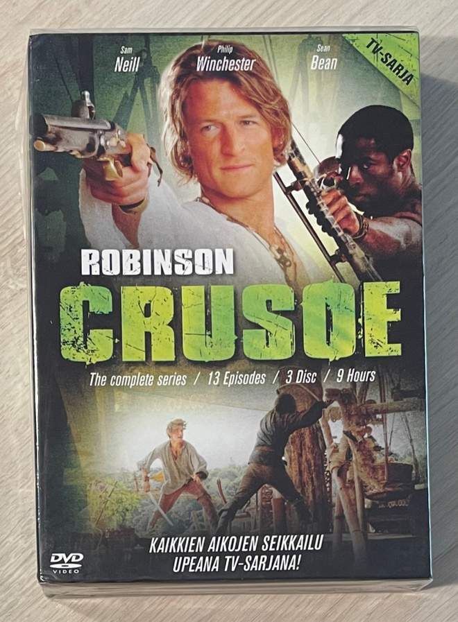Robinson Crusoe (3DVD) koko palkittu TV-sarja (UUSI)