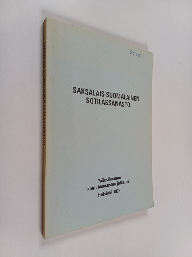 Jukka Knuuttila : Saksalais-suomalainen sotilassanasto