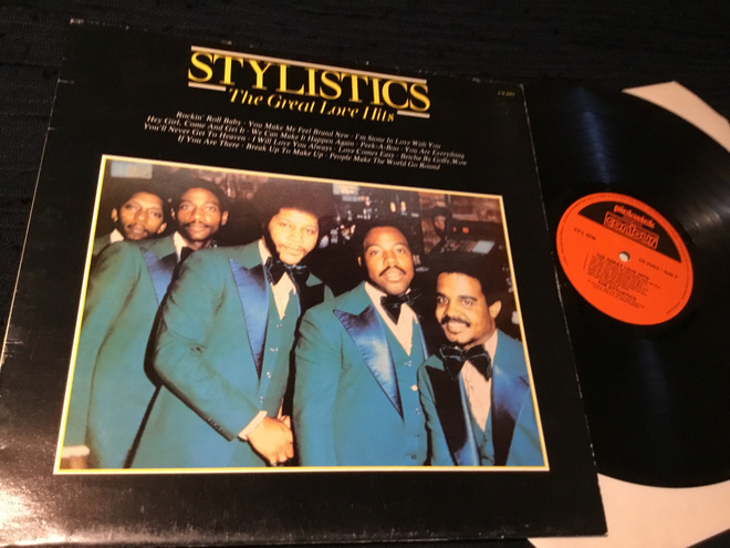 The Stylistics Great Love hits Uk 1983 lp