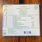 Schubert - Symphony No. 8 cd - pikkukuva 2