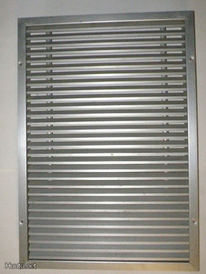 Ulkosäleikkö 405 x 605 alumiinirakenteinen