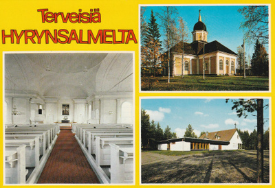 KIRKKOKORTTI - HYRYNSALMEN KIRKKO - 1