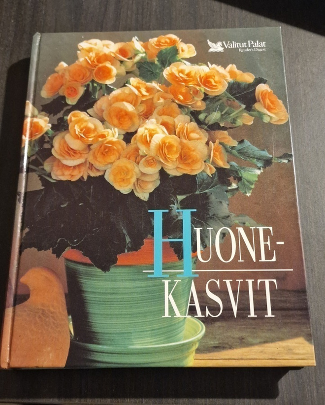 HUONEKASVIT, SUURTEOS, A4-kokoinen, sidottu, kovakantinen