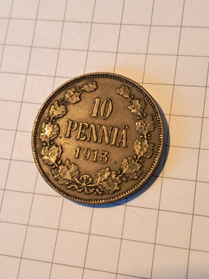 10 penniä 1913