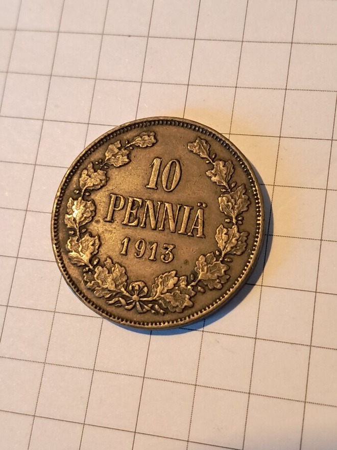 10 penniä 1913