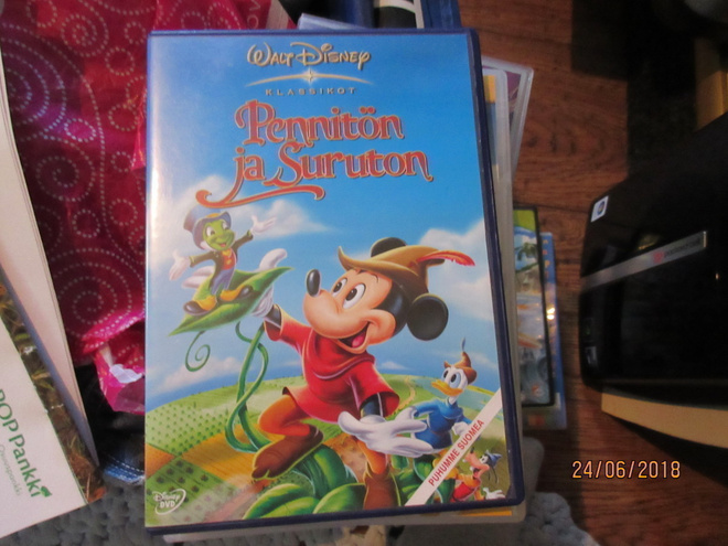 Disney klassikko 9: Pennitön ja Suruton dvd, 1947