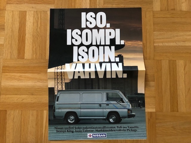 Esite Nissan Pick Up, King, Vanette, Cabstar. 1988