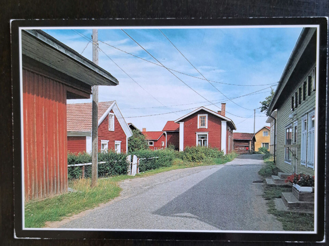 Iin Hamina, kuva 1990-luvulta, kulkenut 1991