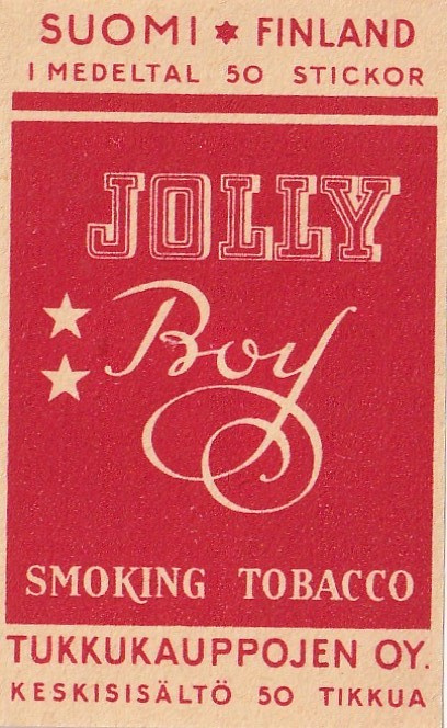 Jolly Boy, Smoking Tobacco    6/11