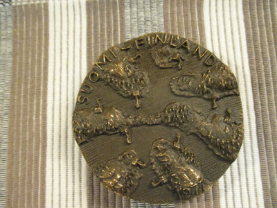 Suomi 1977 . Nordisk Kustmedalje/ Aimo Tukiainen 1977.