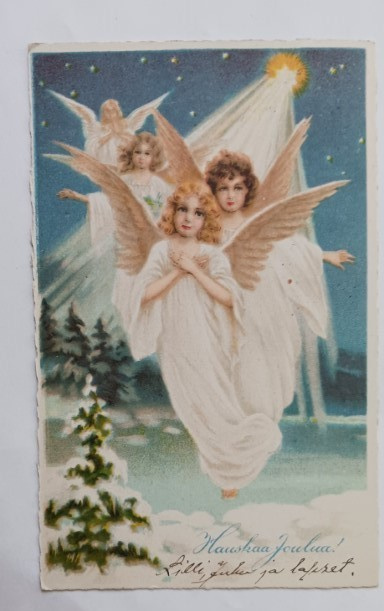 Parvi enkeleitä ilmestyy talven keskelle, p. 1934