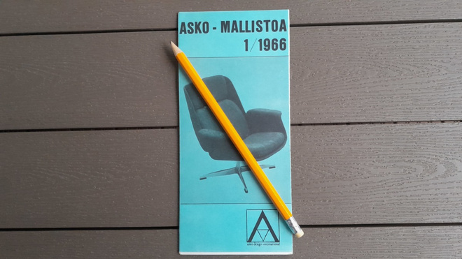 ASKO - Mallistoa 1/1966 huonekalu esite 1966