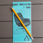 ASKO - Mallistoa 1/1966 huonekalu esite 1966 - pikkukuva 1