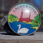 Matkailumerkki Valkeakoski. Halkaisija - 18 mm. Naarmuja. - pikkukuva 4