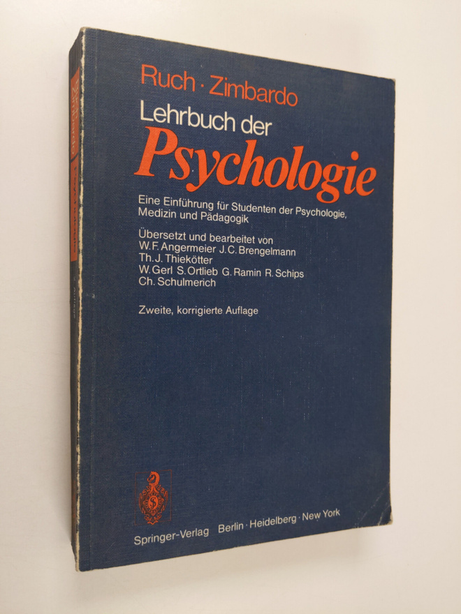 Philip G. Zimbardo ym. : Lehrbuch der Psychologie - eine ...