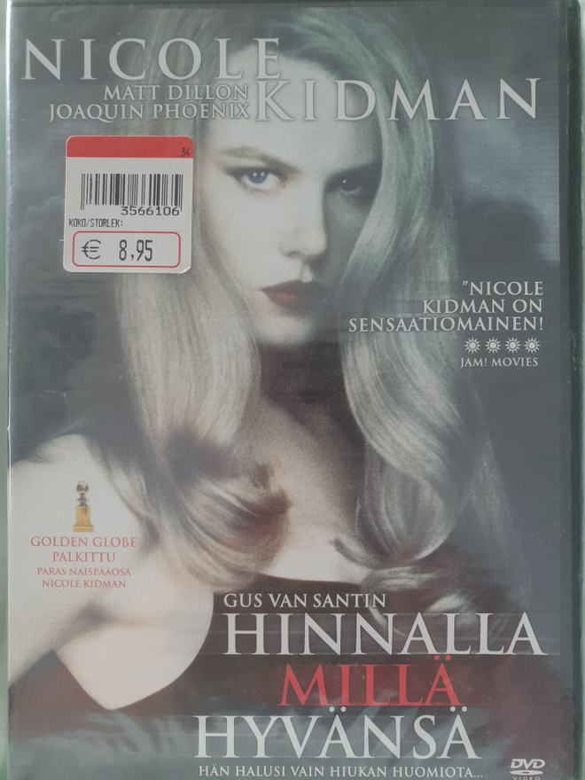 HINNALLA MILLÄ HYVÄNSÄ DVD Nicole Kidman 