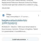 Philips RC4343/01 Kaukosäädin. - pikkukuva 5