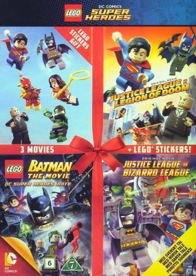 Lego Super Heroes 3 x Dvd