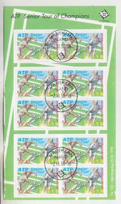 Åland 1998 Tennis arkki loistoleimalla.
