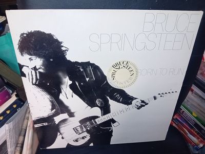 LP Bruce Springsteen : Born to run + juliste ( SIS POSTIKUL