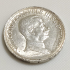 Italia 2 Lire 1914, Vittorio Emanuele III, Hopeakolikko - pikkukuva 4
