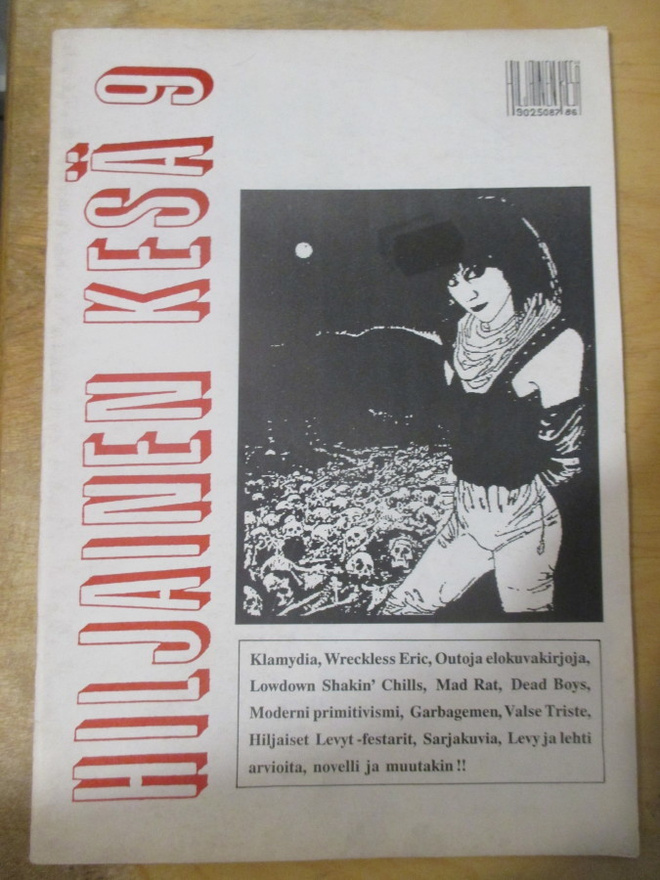 HILJAINEN KESÄ 9 (1990) fanzine  Hiljainen Kulttuuriyhdistys
