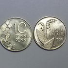 Suomi 10 p Cu-Ni 1990-2000, 204 kpl + 50 p 1990-1993, 26 kpl - pikkukuva 1