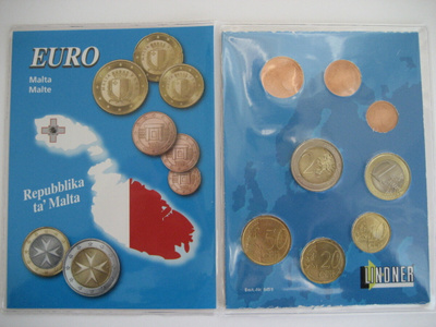 MALTA 1 CENT - 2 EUROA 2008