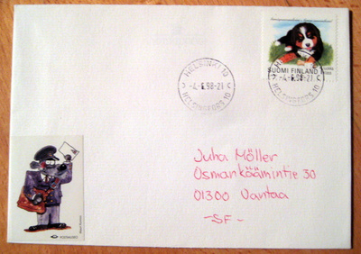 FDC-koiranpentuja 4.6.1998 4 kpl vihkom.(94)