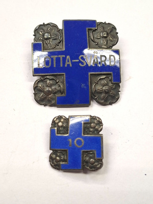 Lotta Svärd -jäsenmerkki, 10-vuotisansiomerkki