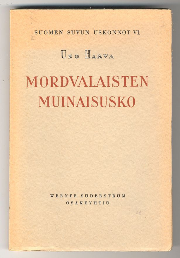 Uno Harva: Mordvalaisten muinaisusko (1942)
