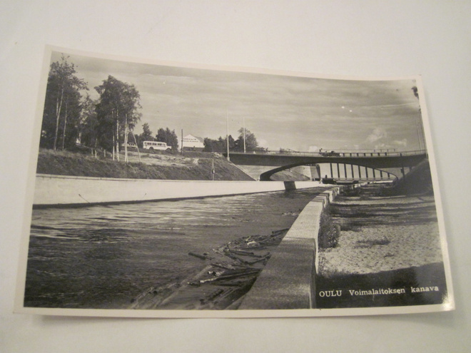 VANHA Postikortti Oulu 1950-l Alkup.Mallikappale
