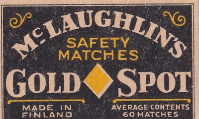 Gold Spot, Mc. Laughlin`s , Made in Finland     b583