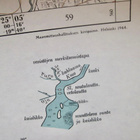 VANHA Armeijan Kartta Mommmila Hausjärvi 1944 - pikkukuva 3